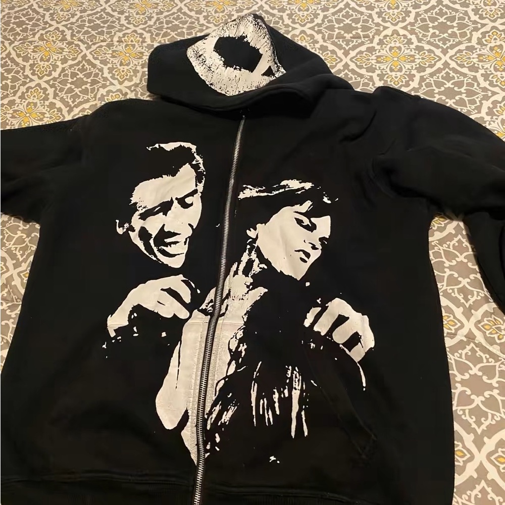 Black verreta vampire Zip-Up Hoodie